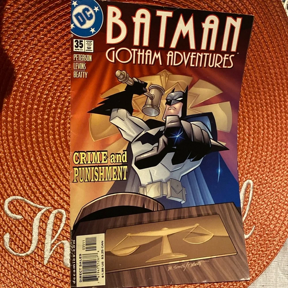 DC Comics BATMAN GOTHAM Adventures #35 Crime And Punishment April 2001